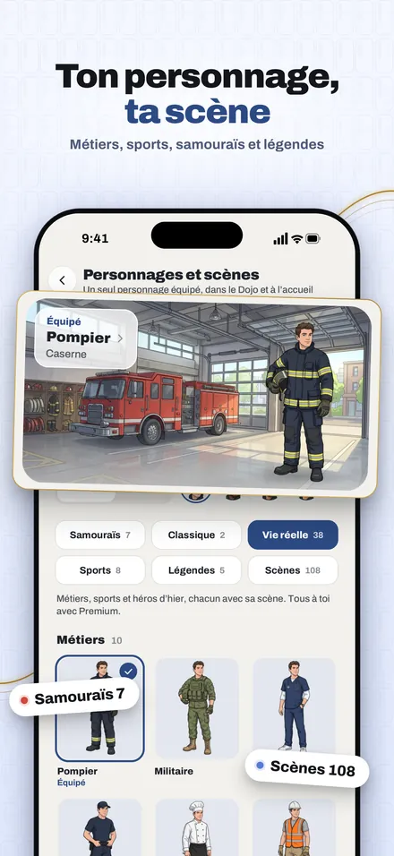 Ton personnage, ta scène